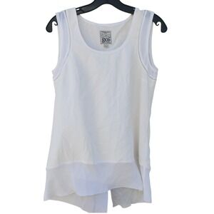 Go By Go Silk Corpcore Preppy Rich Mom Cream Tank Shell Xsmall Ecocore Luxe Airy
